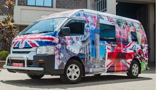 Toyota Van Pimped ahead of King Charles Tour in Kenya