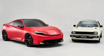 2026 Honda Prelude with a classic Prelude