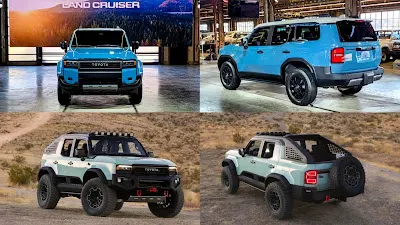 Toyota Land Cruiser ROX Compared to Original 2024 Toyota Land Cruiser