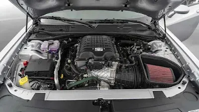2023 Dodge Challenger SRT Demon170 inside hood