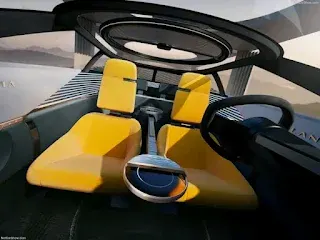 Lancia's Gamma EV interior