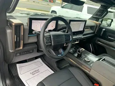 The Hummer SUV interior