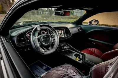 Interior of 2023 DODGE CHALLENGER SRT  DEMON 170