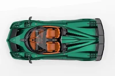 2024 Pagani Imola Roadster 2024 Pagani Imola Roadster top view